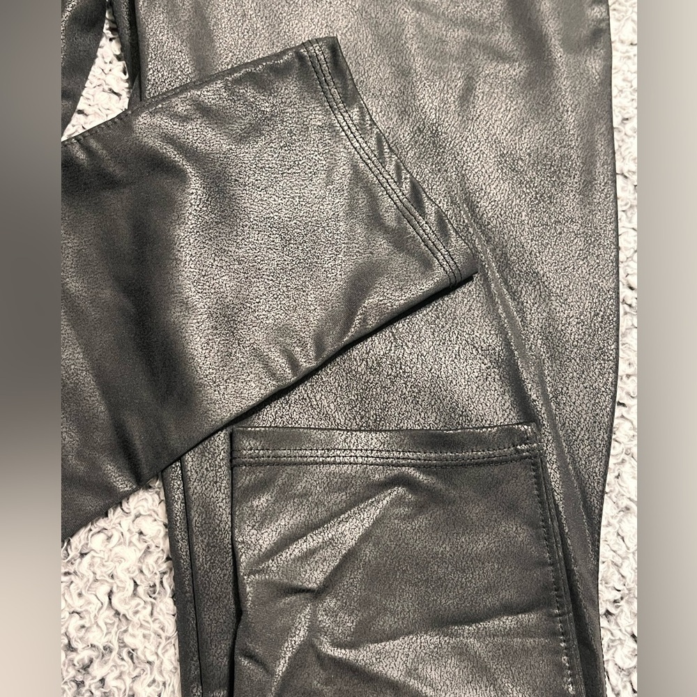 Seven 7 Black Faux Leather Leggings - Picture 6 of 8